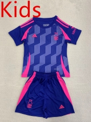 2024-2025 Nottingham Forest Away Blue Youth/Kids Soccer Uniform-AY