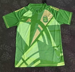 （s-4xl  ）2024-25 Argentina Goalkeeper Green  Thailand Soccer Jersey AAA-7209