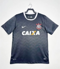 Retro Version 2012-13  Corinthians Home Black Thailand Soccer Jersey AAA-811