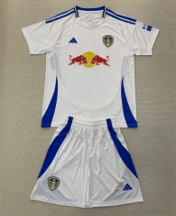 2024-2025 Leeds United Home White Soccer Uniform-AY