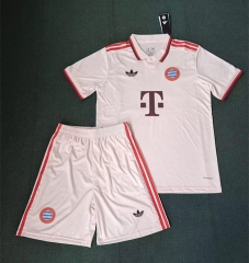 2024-25 Correct version Bayern München 2nd Away White  Soccer Uniform-3454