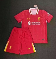 Correct Version 2024-2025 Liverpool Home Red Soccer Uniform-3454