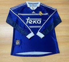 Retro Version 98-99 Real Madrid Away White Thailand Soccer Jersey AAA-6895