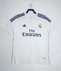 Retro Version 14-15 Real Madrid Home White Thailand Soccer Jersey AAA-811