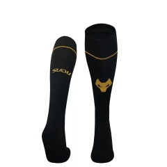 2024-2025 Wolverhampton Wanderers Away Black Soccer Socks