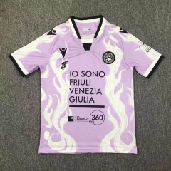 2024-2025 Udinese Calcio 2nd  Away Purple&White Thailand Soccer Jersey AAA-417
