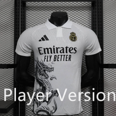 Player Version 2024-2025 Special Version Real Madrid White Thailand Soccer Jersey AAA-888