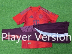 Player version 2024-2025 Bayern München Home Red Thailand Soccer Tracksuit-9926