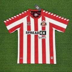 （s-4xl）2024-25 Sunderland Home Red&White Thailand Soccer Jersey AAA-403
