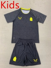 2024-2025 Everton Goalkeeper Away Black Kids/Youth Soccer Uniform-AY