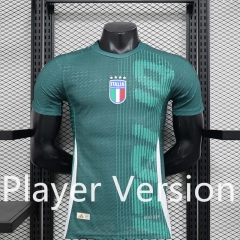 Player Version 2024-2025 Italy Green Thailand  Soccer Jersey-888