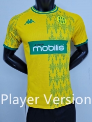 Player Version 24-25 Kabylie  Home Yellow  Thailand Soccer Jersey AAA-9926