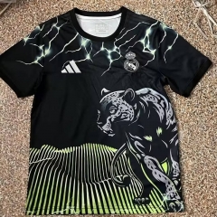 (S-4XL) 2024-2025 Special Version Real Madrid Black Thailand Soccer Jersey AAA-7209