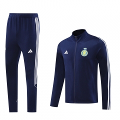 2024-2025 Al-Nassr FC Royal Blue Soccer Jacket Uniform -LH