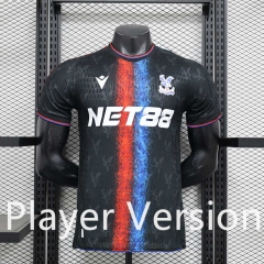 Player version 2024-25 Crystal Palace 2nd Away Black Thailand Soccer Jersey AAA-888