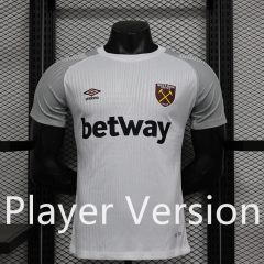 Player Version 2024-25 West Ham United White Thailand Soccer Jersey AAA-888