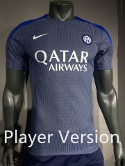 Player Version 2024-2025 Inter Milan Light Gray Thailand Training Soccer Jersey AAA-5229