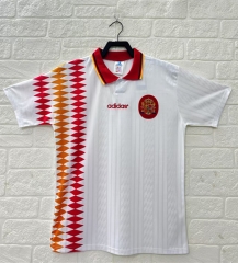 Retro Version 1994 Spain Away White  Thailand Soccer Jersey AAA-c2045