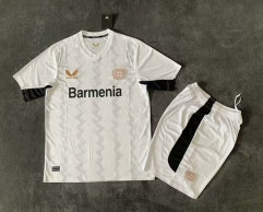 2024-2025 Bayer Leverkusen Away White Soccer Uniform-2483
