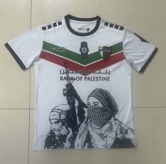 (S-4XL) 2024-2025 Special Version Palestino White Thailand Soccer Jersey AAA-2483
