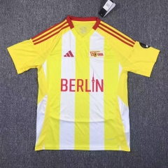 2024-2025 1. FC Union Berlin 2nd Away Yellow Thailand Soccer Jesrey AAA-417