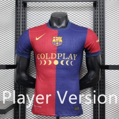 Player Version 2024-2025 Barcelona Red&Blue Thailand Soccer Jersey AAA-888