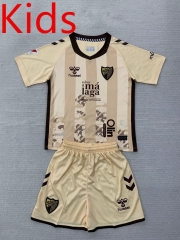 2024-2025 Málaga CF 2nd Away Beige Kids/Youth Soccer Uniform-AY