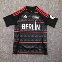 2024-2025 1. FC Union Berlin Away Black Thailand Soccer Jesrey AAA-417