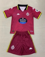 2024-25 Real Valladolid 2nd Away Red Soccer Uniform-AY