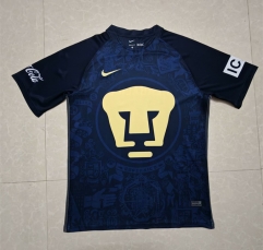 (S-4XL) 2024-2025 PA UNAM Royal Blue Thailand Soccer Jersey AAA-9527