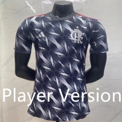 （s-3xl）Player Version 2024-2025 Flamengo 2nd Away Black Thailand Soccer Jersey AAA-908
