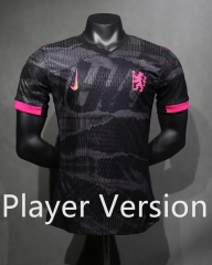 (S-3XL) Player Version 2024-2025 Chelsea 2nd Away Black Thailand Soccer Jersey AAA-5229