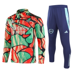 （s-3xl）2024-2025 Arsenal Red Blue Thailand Soccer Tracksuit-GDP