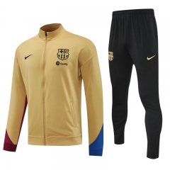 2024-2025 Barcelona Yellow Thailand Soccer Jacket Uniform-4627