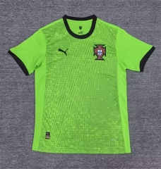 2025-26 Portugal Goalkeeper Green Thailand Soccer Jersey AAA-7209