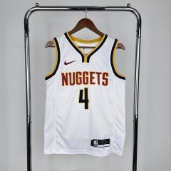 2024 Denver Nuggets White  #4  NBA Jersey-311