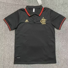 24-25 Flamengo Black Thailand Polo Shirt-2044