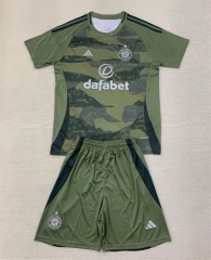 2024-25 Celtic 2nd Away  Green  Soccer Uniform-AY