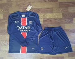 2024-2025 Paris SG Home Royal Blue LS Soccer Uniform-709