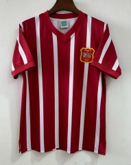 Retro Version 1956 Manchester City Dark Red&White Thailand Soccer Jersey AAA-9171
