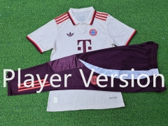 Player version 2024-2025 Bayern München Away White Thailand Soccer Tracksuit-9926