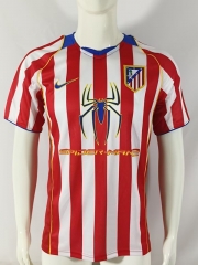 Retro Version 04-05 Atletico Madrid Home Red&White Thailand Soccer Jersey AAA-503