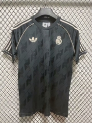 （S-4XL）Retro Version Real Madrid Black Thailand Soccer Jersey AAA-2483
