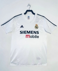 Retro Version 04-05 Real Madrid Home White Thailand Soccer Jersey AAA-811