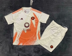 2024-2025 Roma Away White Soccer Uniform-2483