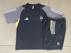 2024-2025 Atlético Mineiro Grey Thailand short Soccer Tracksuit-815