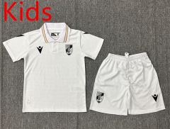 2024-2025 Vitória S.C Home White Kid/Youth Soccer Uniform-3162
