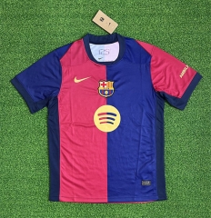 La Liga Champions(S-4XL) 2024-2025 Barcelona Home Red&Blue Thailand Soccer Jersey AAA-403