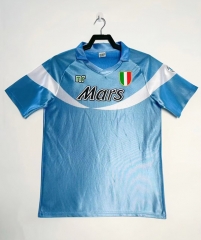 Retro Version 90-91  Napoli  Home Blue Thailand Soccer Jersey AAA-811
