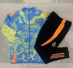2024-2025 Real Madrid Blue Thailand Soccer Jacket Uniform-815